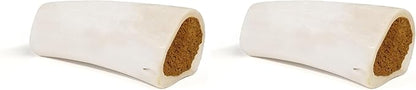 Cadet Stuffed Shin Bone - Highly Digestible, High Protein, Long-Lasting Dog Chew Bone for Aggressive Chewers, Supports Dental Health, Peanut Butter Flavor, Large (1 Count) (Pack of 2)
