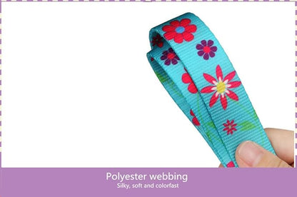 Martingale Collar Floral Print Dog Collar - No Pull Pet Collar, Heavy Duty Adjustable Dog Collar, Large, Neck 17 Inch to 25 Inch, Sun Flower (Teal)
