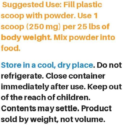 Crystal-C by Dr. Goodpet | Buffered Vitamin C Powder for Dogs and Cats, Ascorbate for Immune System Support, Stress Defense, Gum Care & Oral Health | Gentle for Digestion, Natural Pet Supplement