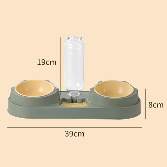 Pet Food Bowl Small Dog Feeder Water Feeding Dog Storage Anti-Skid Dogs Dishware Bowls for Food and Water Automatic