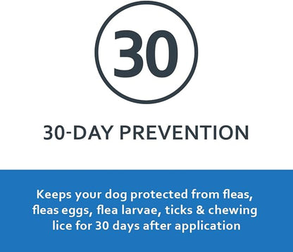 Sentry Fiproguard for Dogs, Flea and Tick Prevention for Dogs (45-88 Pounds), Includes 6 Month Supply of Topical Flea Treatments