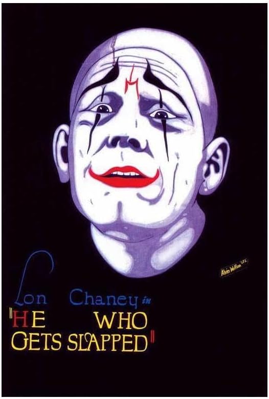 Black Empire He Who Gets Slapped Movie Lon Chaney Sr. Norma Shearer John Room Decor Wall Art Print 24x36 Poster