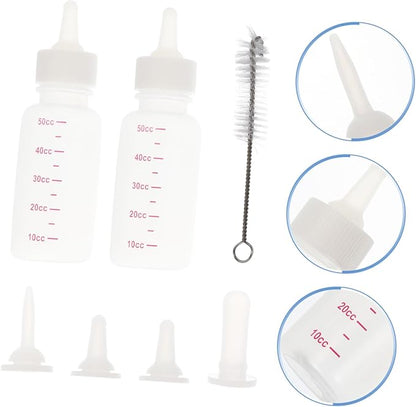 Pet Feeding Supplies Small Pet Nursing Bottle for Kittens Milk for Kitten Feeding Kit Squirt Bottle for Cats