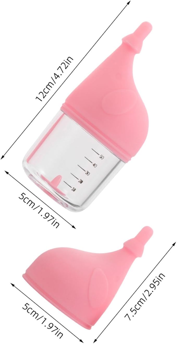 Mipcase Nursing Bottle for Pets Kitten Feeder Nipple Puppy Milk Feeding Bottle for Newborn Animals
