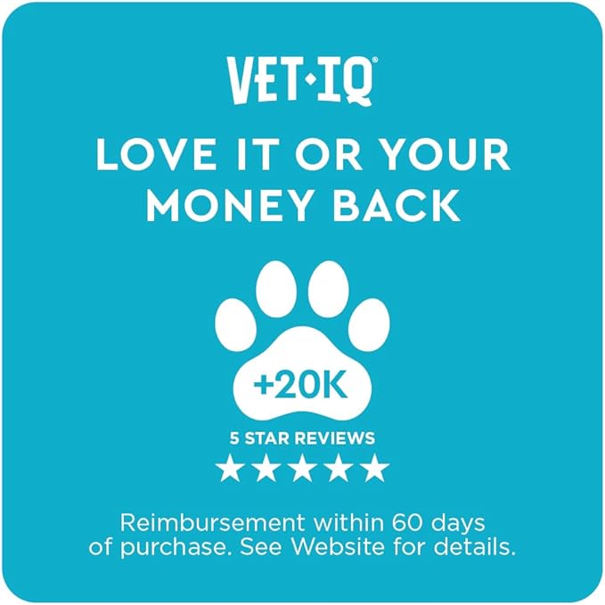 VetIQ Allergy Pro+ Soft Chews for Dogs, Dog Allergy Chews, Seasonal Support, Colostrum, Astragalus Root, Sporevia, Hickory Smoke Flavor, 60 Count