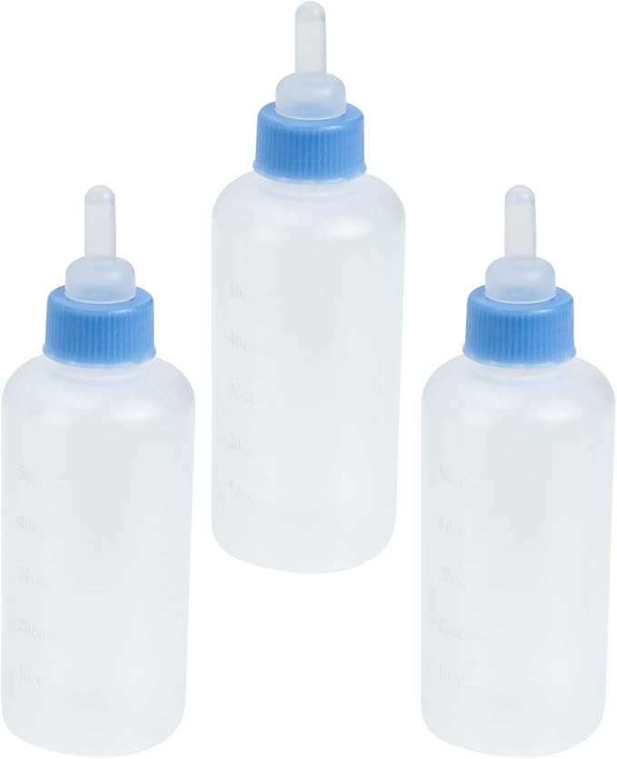 DECHOUS 3pcs Pet Supplies Cat Milk Bottles for Newborn Animals Dog Nursing Bottles