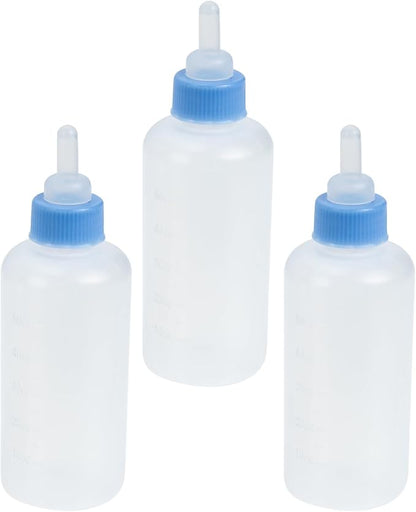 DECHOUS 3pcs Pet Supplies Cat Milk Bottles for Newborn Animals Dog Nursing Bottles