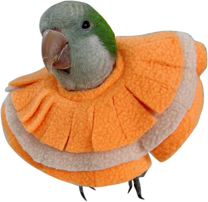 Adjustable Parrot Cone Collar, Safe and Practical Cotton Collar to Prevent Bites and Licking Wounds, to Help heal (2M)
