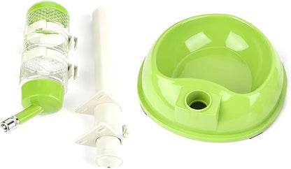 Adjustable Dog Bowl Food Dispenser Drinking Bottle Feeder for Pets and Ecofriendly for Different Size Dogs Food Grade Plastic Material (Qcwwyvkp37tba9g-02)
