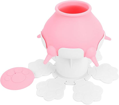Haofy Leakproof Puppy and Kitten Milk Feeder Bottle with Detachable Silicone Nipple for Newborn Pets, Suction Cup Included