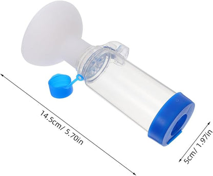 Pet Spacer Mask for Cats Dogs Feline Breathing Chamber Indicator for Cough Relief Home Professional Settings