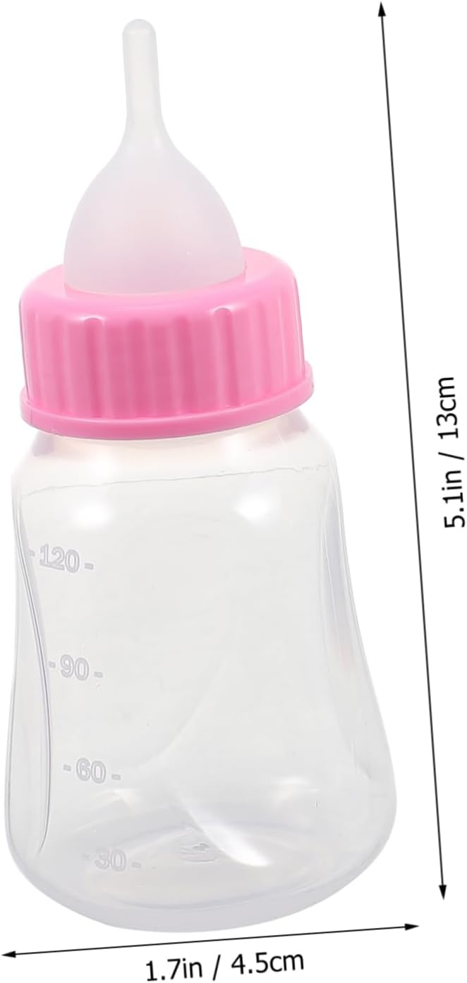 2pcs Kitten Nursing Bottles Soft Easy to Squeeze Pet Feeder for Kittens and Puppies Durable Milk Bottles for Newborns Reusable and Convenient Feeding Yellow Pink