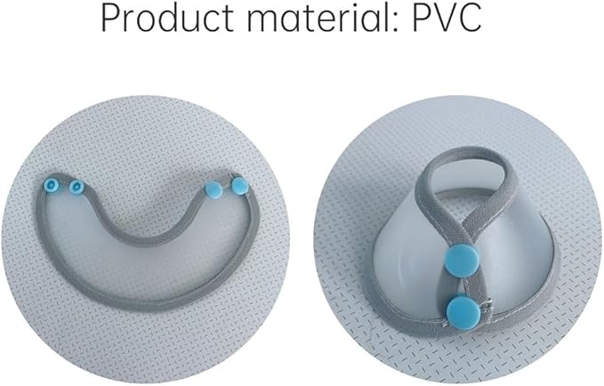 Adjustable Parrot Cone Collar, Safe and Practical Cotton Collar to Prevent Bites and Licking Wounds, to Help heal (S)