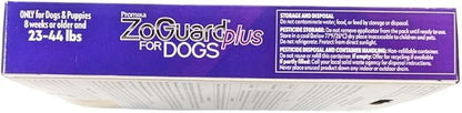 ZoGuard Plus Flea and Tick Prevention for Medium Dogs – Flea & Tick Prevention for Dogs 23-44lbs 12 Month Supply, Pack of 4