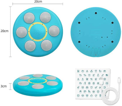 Six-in-One Voice Recording Button, Dogs cat Talk& Speaking Buttons for Communication Pet Animal Training Buzzers, Classroom Fluent Answer 30 Second Record & Playback, Funny Gift for Study Office Home