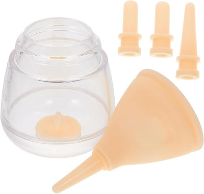 Toddmomy Newborn Puppy Milk Feeder Bottle Set Tiny PET Nursing Bottle for Kittens and Puppies Feeding Tool Soft Nipple for Small Animals and PET Care
