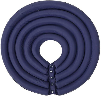 Dog Cone Collar, Inflatable Dog Neck Donut Collar Alternative After Surgery, Soft Protective Recovery Cone for Small Medium Large Dogs and Cats Puppies - Alternative Collar (Dark Blue,XXL)