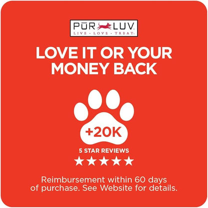 Pur Luv Chicken Wrapped Sweet Potato Dog Treats, Rawhide Free Jerky Wraps, Made with Real Chicken, 16 Oz, Healthy, Easily Digestible, Long Lasting, High Protein Treat, Satisfies Dog's Urge to Chew