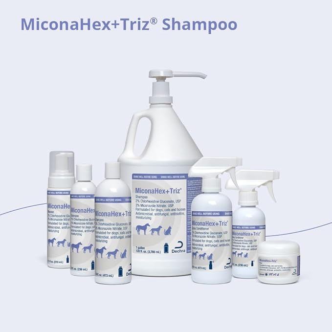 MiconaHex+Triz Shampoo for Dogs, Cats and Horses, Gallon