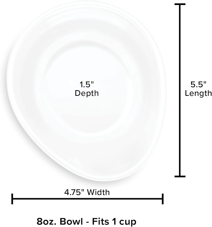 WeatherTech Extra Single Bowl - 8 oz, BPA-Free Plastic (81P08BOWL)