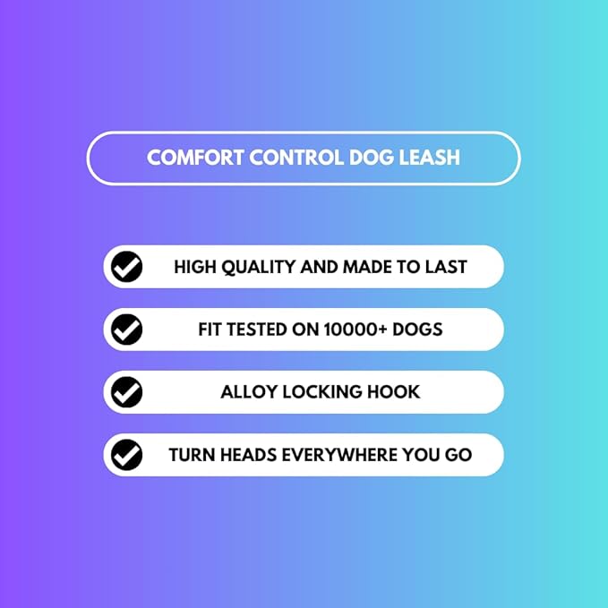 Spark Paws Premium Dog Leash & Poop Bag Set - Heavy-Duty Alloy Hook for Strong Pulling Breeds - Comfortable, Durable & Secure - 90s Retro