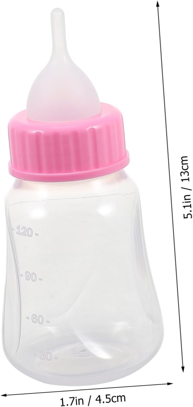 2pcs Kitten Milk Bottle Cat Nursing Bottles for Small Pets Puppy Feeder Safe Material Compact Portable