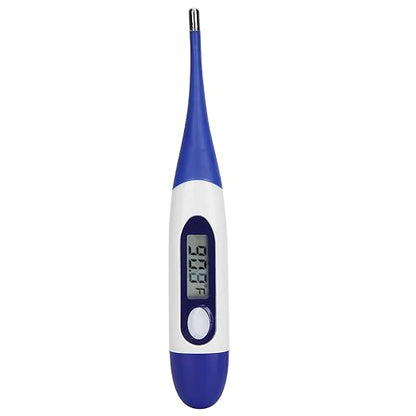 Portable Livestock Pet Thermometer with Electronic Display, Accurate Measurement for Pigs, Cats & Dogs, Included