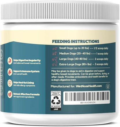 Probiotics for Dogs Digestive Health (Chicken & Bacon) - Dog Probiotic Powder Relieve Diarrhea, Constipation, & More - Dog Calming Treats – Maximum-Strength Dog Digestive Support