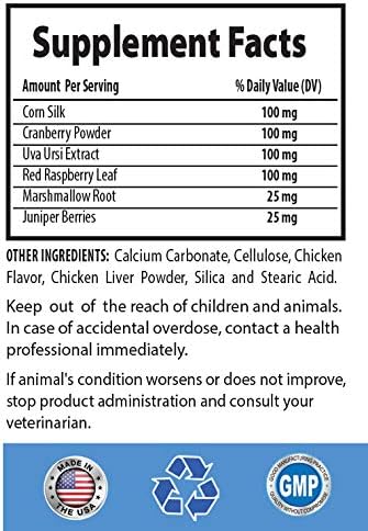 I LOVE MY PETS LLC Dog Urinary Health - Dog Urinary Tract Support - UTI Relief Complex - Quality - Marshmallow for Dogs - 180 Treats (2 Bottles)