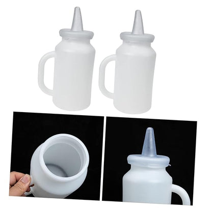 Mikikit 1.6L Calf Milk Bottle for Feeding Reliable Nursing Bottle Handle Suitable for Calves Lambs and Poultry