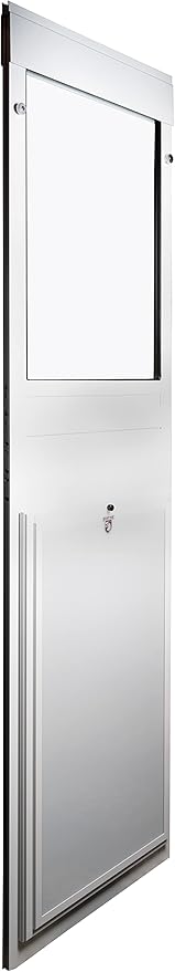 Security Boss Giant Breed Patio Pet Door Large 15 x 28 Flap Insert for Sliding Doors 70-99" Track Heights