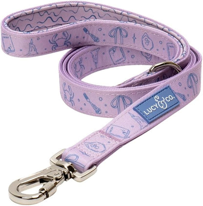 Lucy & Co. Magnificent Mermaid Pearl Dog Leash, Durable Matching Dog Lead with Heavy Duty Hardware, Small