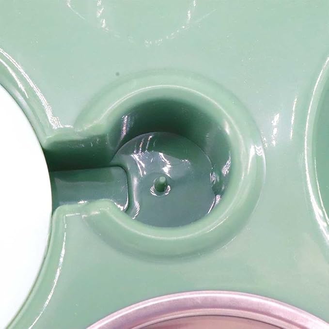 Dog Bowls Eco-Friendly Non-Skid Cat Bowls Pet Supplies Water Dispenser Dog Cage Accessory Pet Feeding Feeder Dog Supplies(Pink)