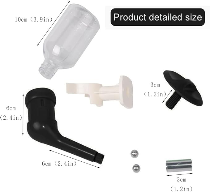 Andiker No-Drip Dog Water Dispenser Bottle-Dog Kennel Cage Water Dispenser Water Drinker Kettle for Pets can be Raised and Lowered Drinking Water Feeding Cage Water Bottle for Dogs (Black)