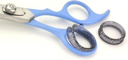 Scaredy Cut NO Buzz Dog Clippers, Tiny Trim Safety Scissor. A Silent Low Noise Pet Grooming Clipper, Right Handed Blue