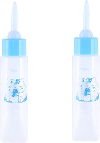 2pcs Pet Supplies Pet Feeding Bottles Nursing Bottles for Puppies and Kittens Portable Soft and Milk Feeders