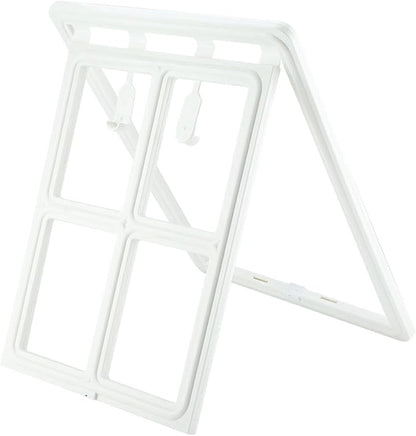 Pet Door, Sturdy Doggie Pet Door, Doggy Doggie Door, Screen Window Gate, Interior and Exterior Doors for Pet Lovers (XL Field Style)