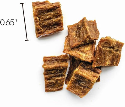 Farmland Traditions Tiny Loves Jerky Trainer Treats for Dogs w/Bone Broth (Chicken, 16 oz.)