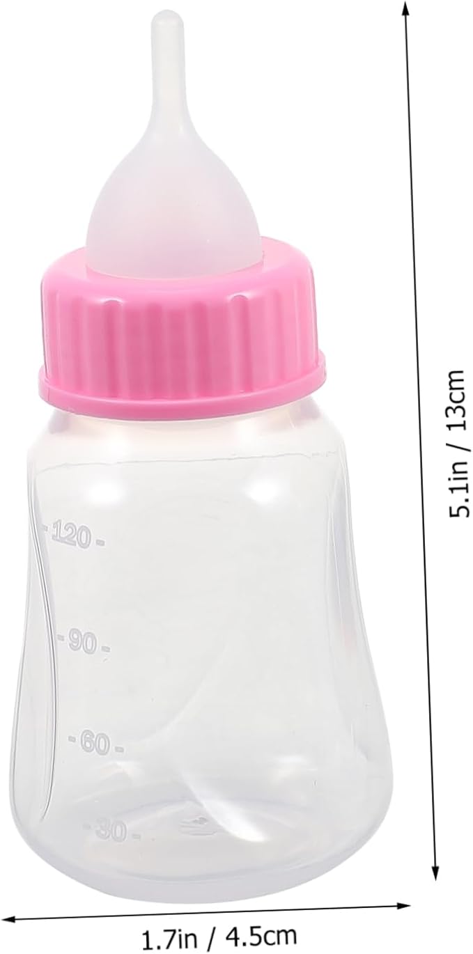 2pcs Cat Milk Bottle for Kittens Puppies Nursing Feeder for Small Pets