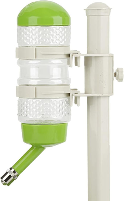 Adjustable Dog Bowl Food Dispenser Drinking Bottle Feeder for Pets and Ecofriendly for Different Size Dogs Food Grade Plastic Material (Qcwwyvkp37tba9g-02)
