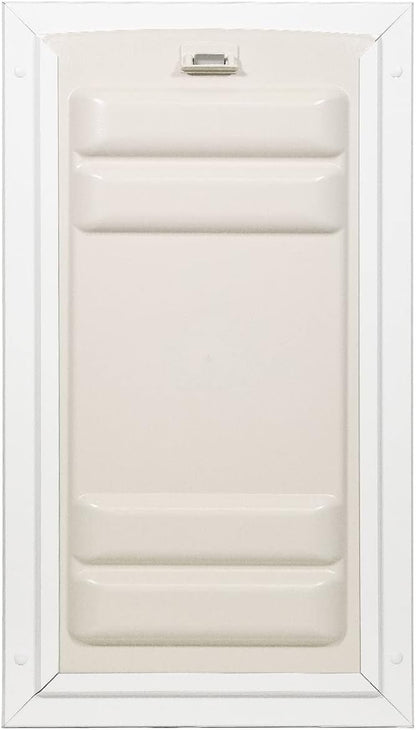 Endura Flap Giant Dog Door for Doors | Designed for Big & Tall Dog Breeds | Insulated Flap for Energy Efficiency | Weather-Resistant & Secure Aluminum Frame | White, Extra Large, Double Flap