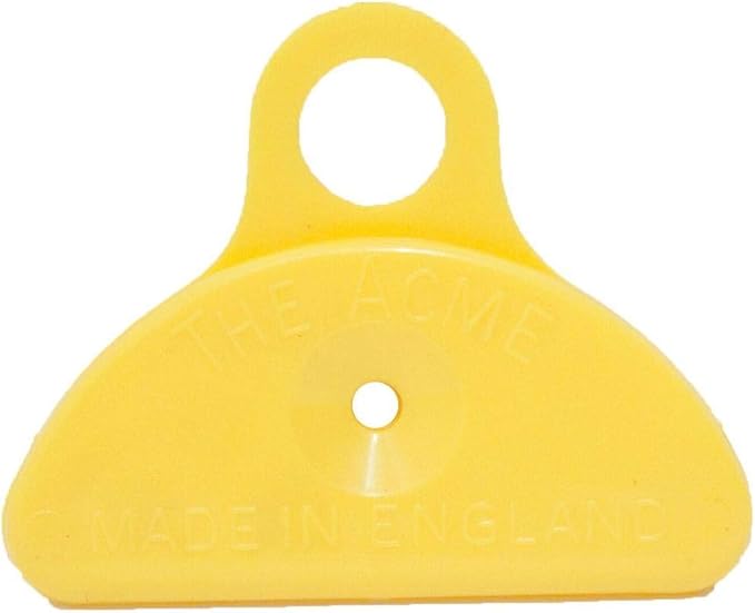 Genuine ACME No. 576 professional dog training shepherd's lip, in mouth, whistle. Quality crescendo of sound. Sheep trails and herding. 100 dBA. Designed and Made in the UK (Yellow)