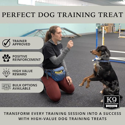 K9 Connoisseur Beef Lung Dog Training Treats All Natural & Lean, USA Made Single Ingredient, Bulk Dogs Treat, Grain Free, for All Breeds & Sizes - 8 oz