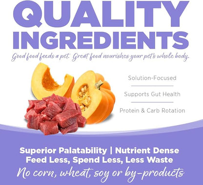 NutriSource Pure Vita Grain Free Lamb & Pumpkin Dog Food, 12LB
