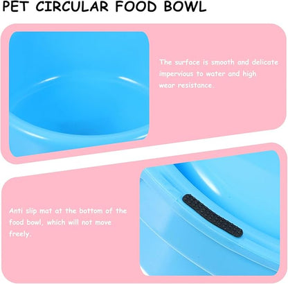 UKCOCO Dog Slow Water Feeder Dog Feeding Bowls Pet Water Bowl Pet Bowl Set Blue Outdoor Large Dog Water Bowl Dog Food Bowls Pets Food Feeder Pet Feeding Bowls Cat Food and Water Bowl Set