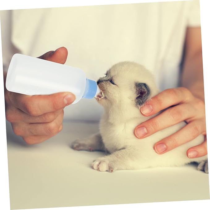 ibasenice 3Pcs Pet Feeding Bottles for Kittens and Puppies Lightweight Cat Milk Bottles with Scale for Precise Feeding Durable and Easy to Pet Nursing Supplies