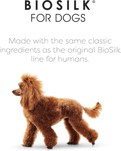 BioSilk Silk Therapy Conditioning Detangling Spray for Dogs with Natural Coconut Oil - Dog Matted Hair Detangler Conditioner for Dogs, Dematting Grooming Supplies, 7 Fl Oz - 2 Pack