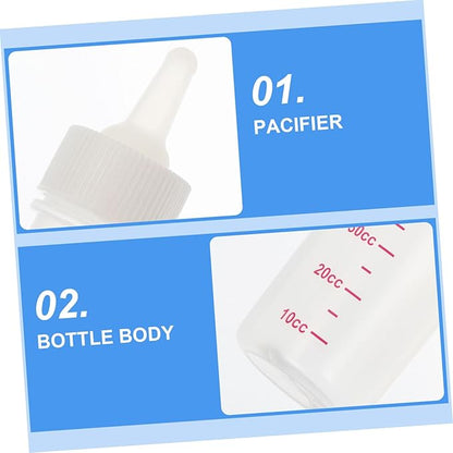 Pet Feeding Supplies Small Pet Nursing Bottle for Kittens Milk for Kitten Feeding Kit Squirt Bottle for Cats