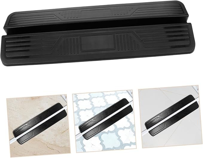 3pcs Pet Dog Fence Doorway Threshold Ramp Non-Slip Plastic Dog Gate for Indoor Safety