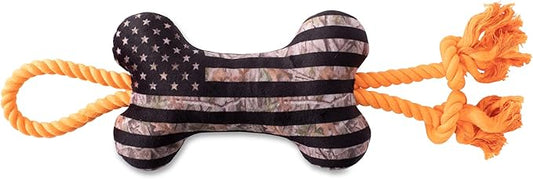 Fringe Studio Plush Dog Toy, CAMO UP America(289754)
